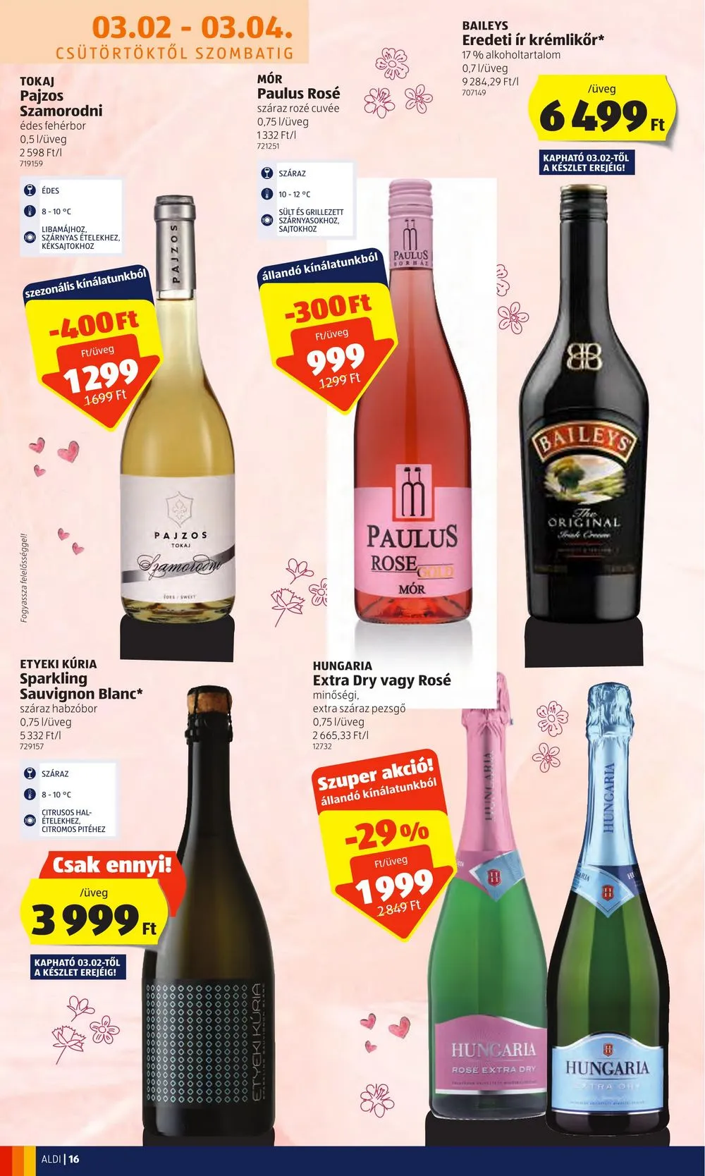 Aldi akciós újság 03.02–03.08 – 16. oldal