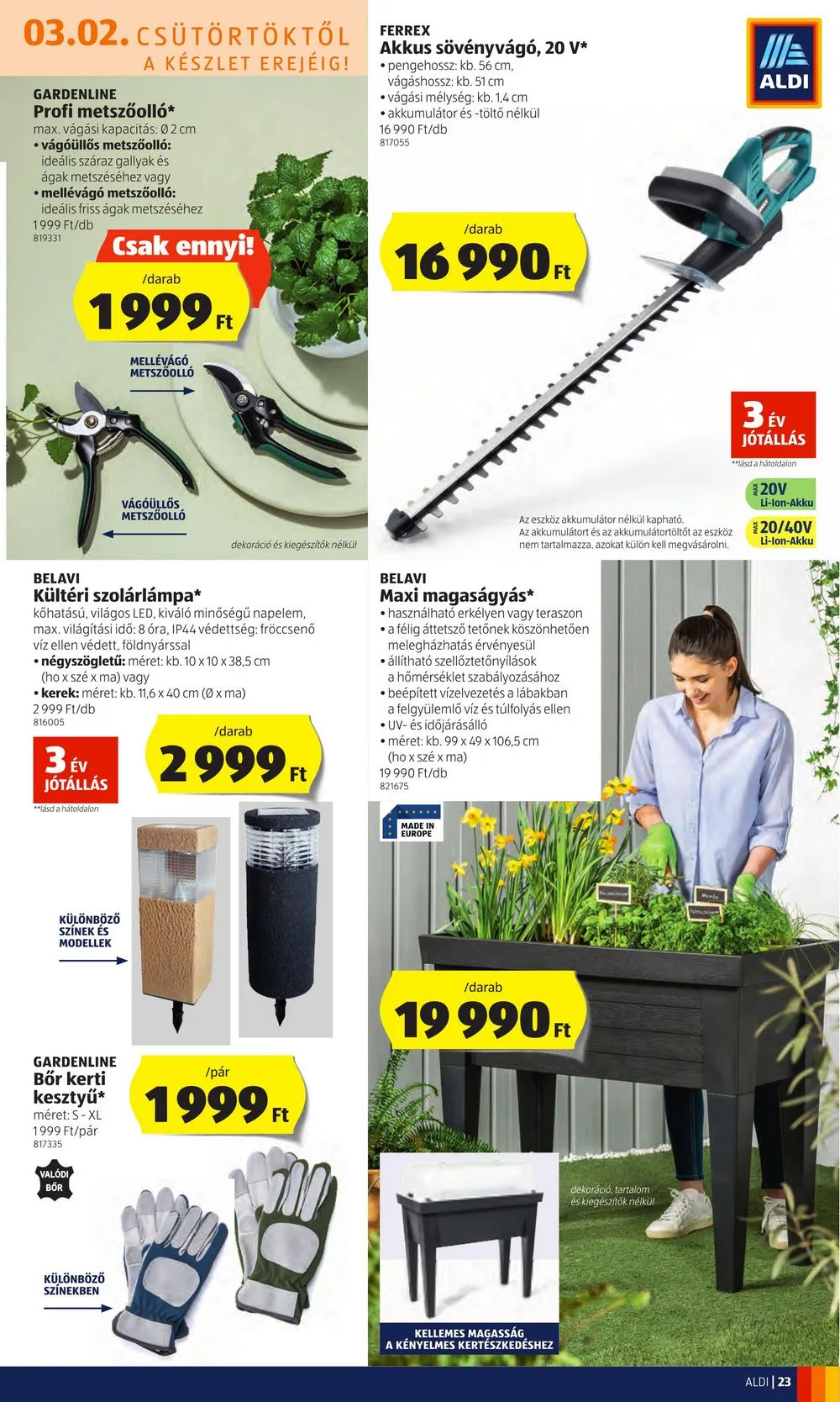 Aldi akciós újság 03.02–03.08 – 25. oldal