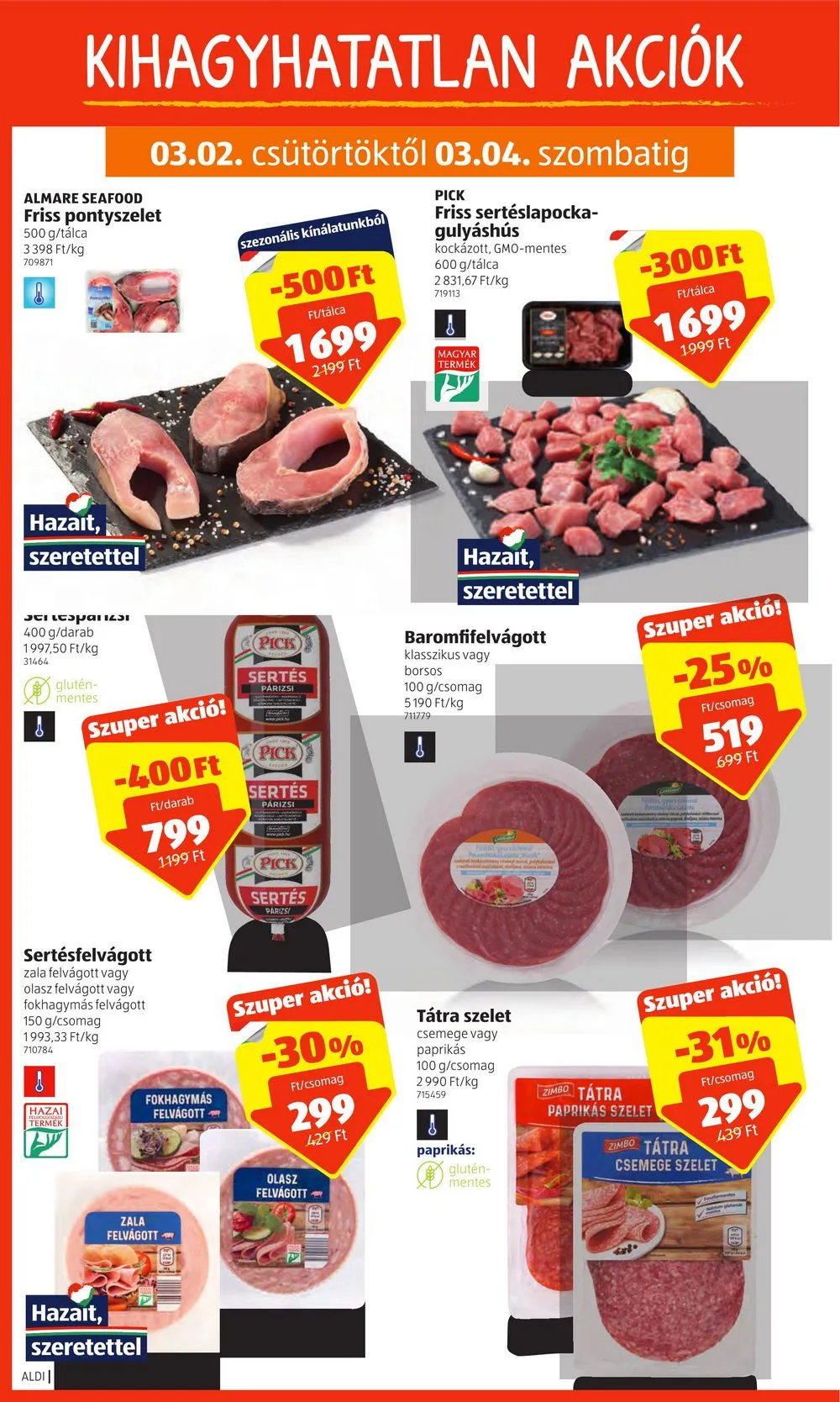 Aldi akciós újság 03.02–03.08 – 4. oldal