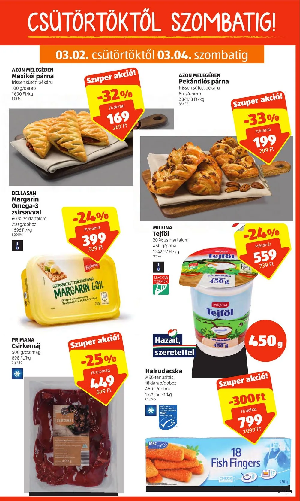Aldi akciós újság 03.02–03.08 – 5. oldal