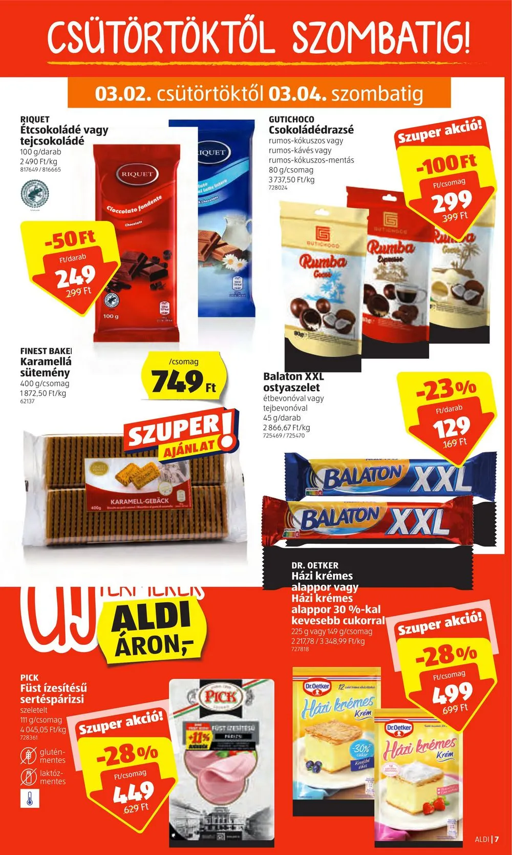 Aldi akciós újság 03.02–03.08 – 7. oldal