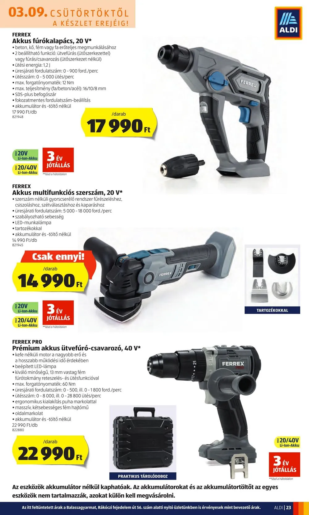 Aldi akciós újság 03.09–03.14 – 27. oldal
