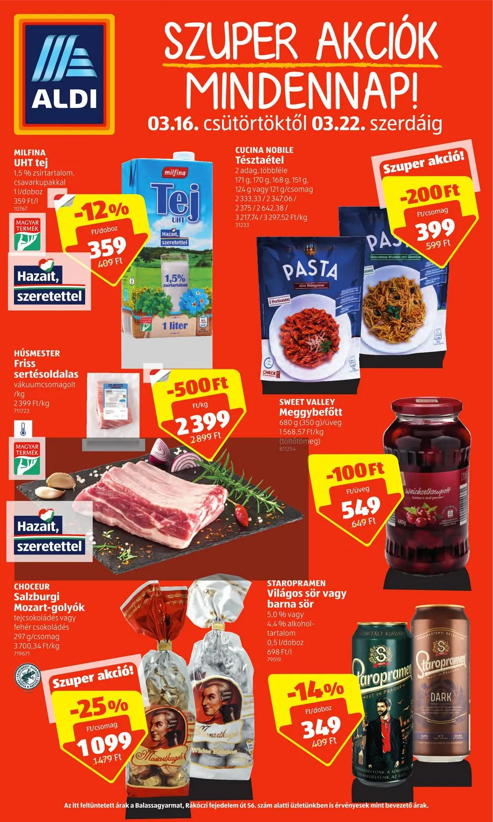 Aldi akciós újság 03.16–03.22