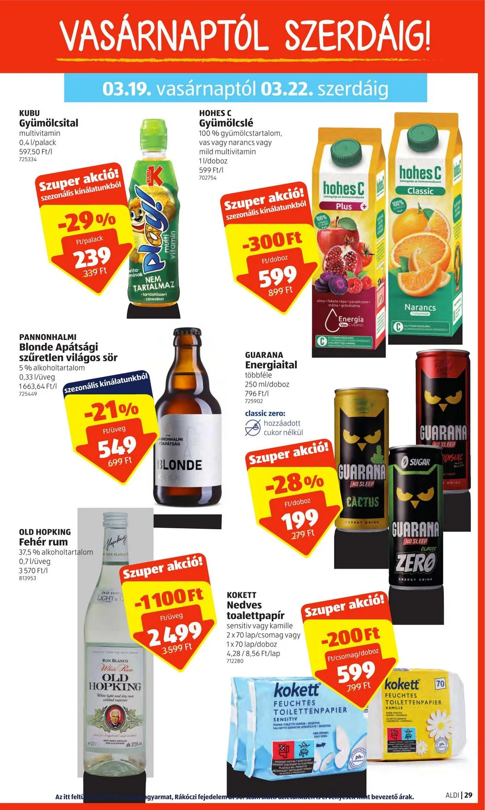 Aldi akciós újság 03.16–03.22 – 31. oldal