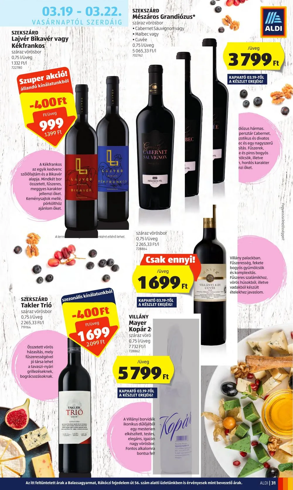 Aldi akciós újság 03.16–03.22 – 33. oldal
