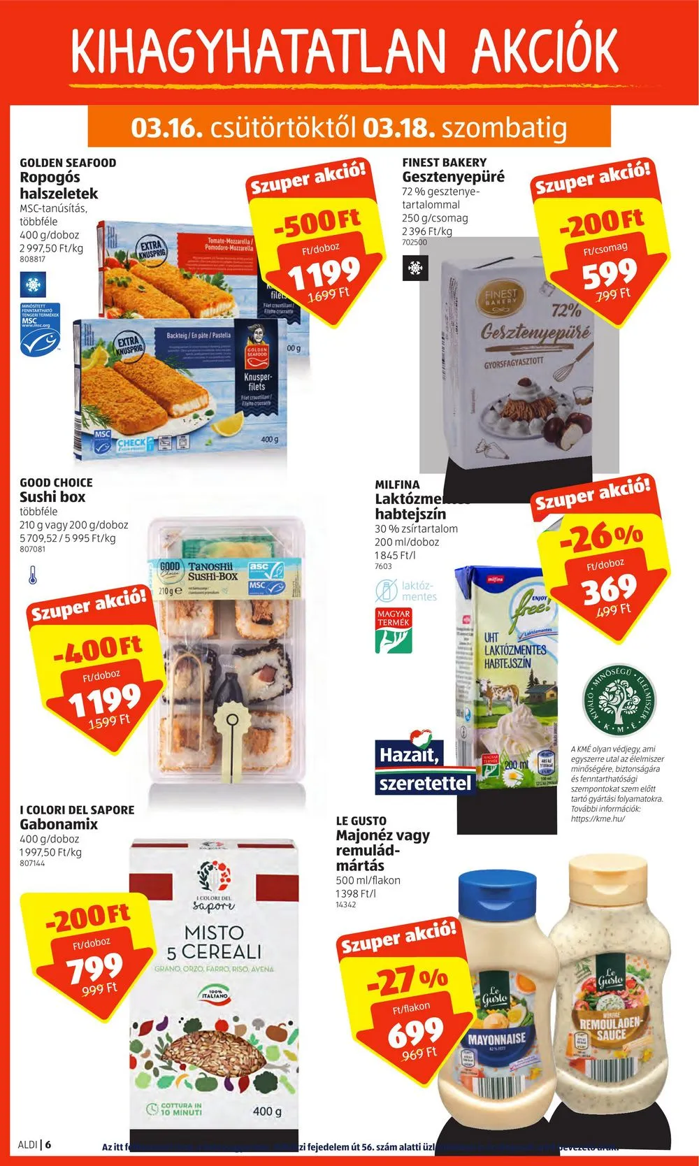 Aldi akciós újság 03.16–03.22 – 8. oldal