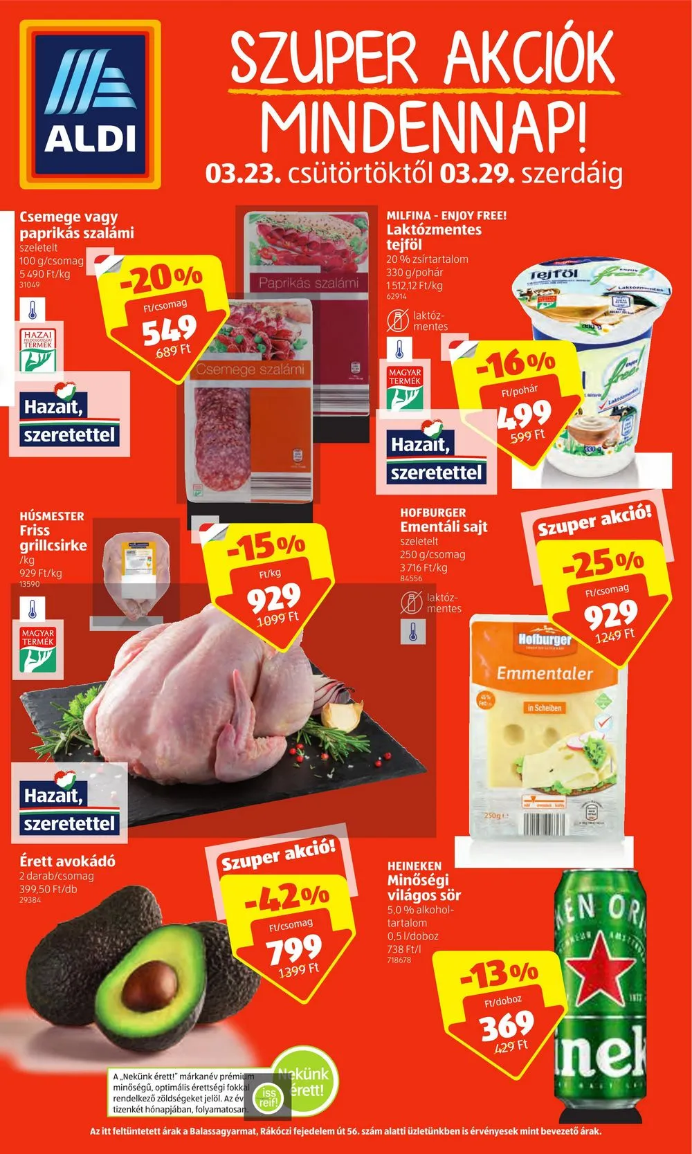 Aldi akciós újság 03.23–03.29