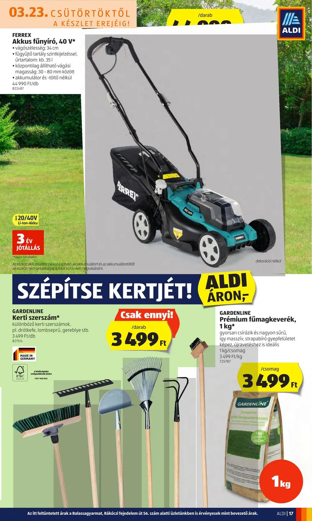 Aldi akciós újság 03.23–03.29 – 19. oldal