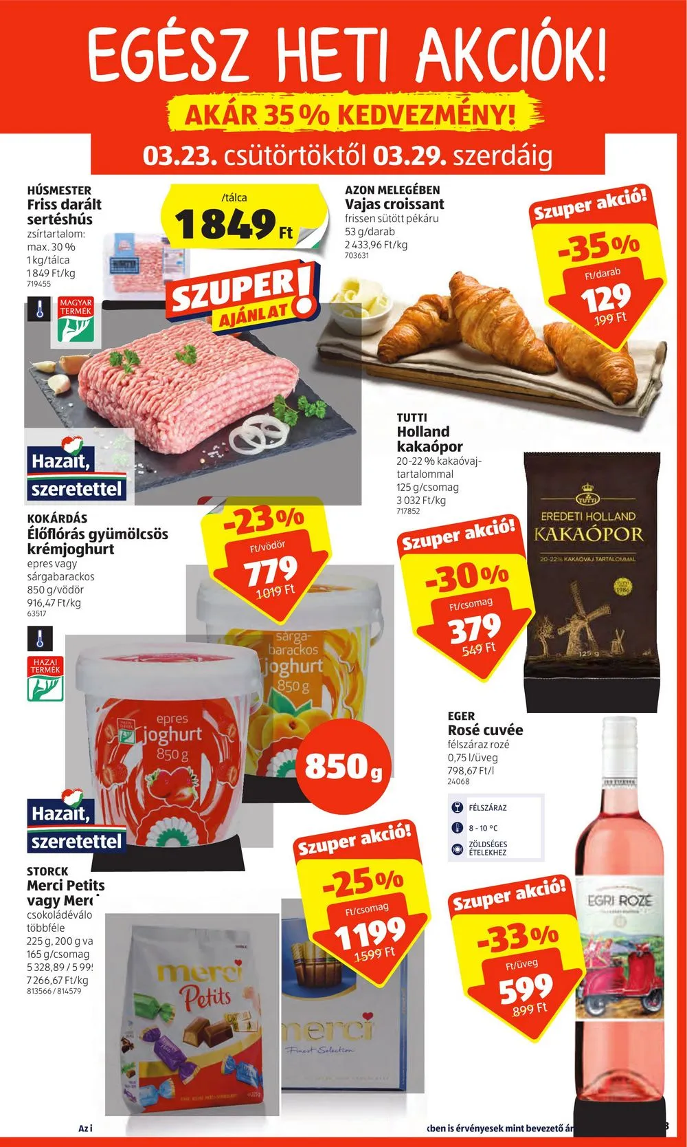 Aldi akciós újság 03.23–03.29 – 3. oldal