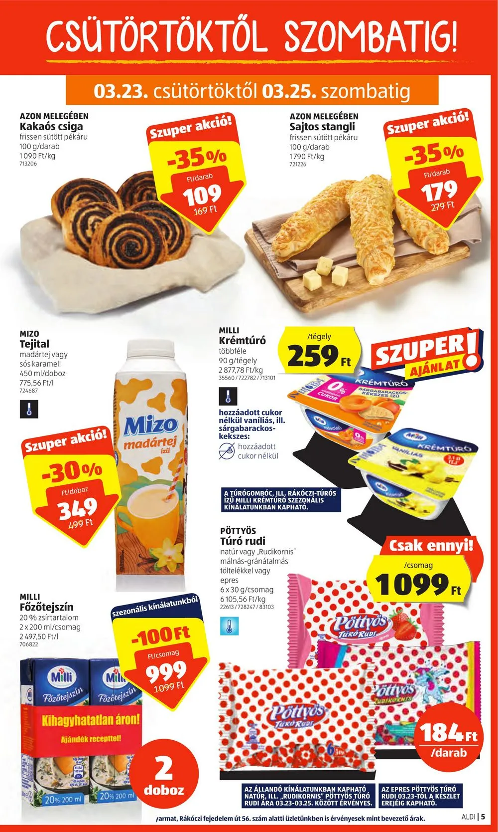 Aldi akciós újság 03.23–03.29 – 7. oldal
