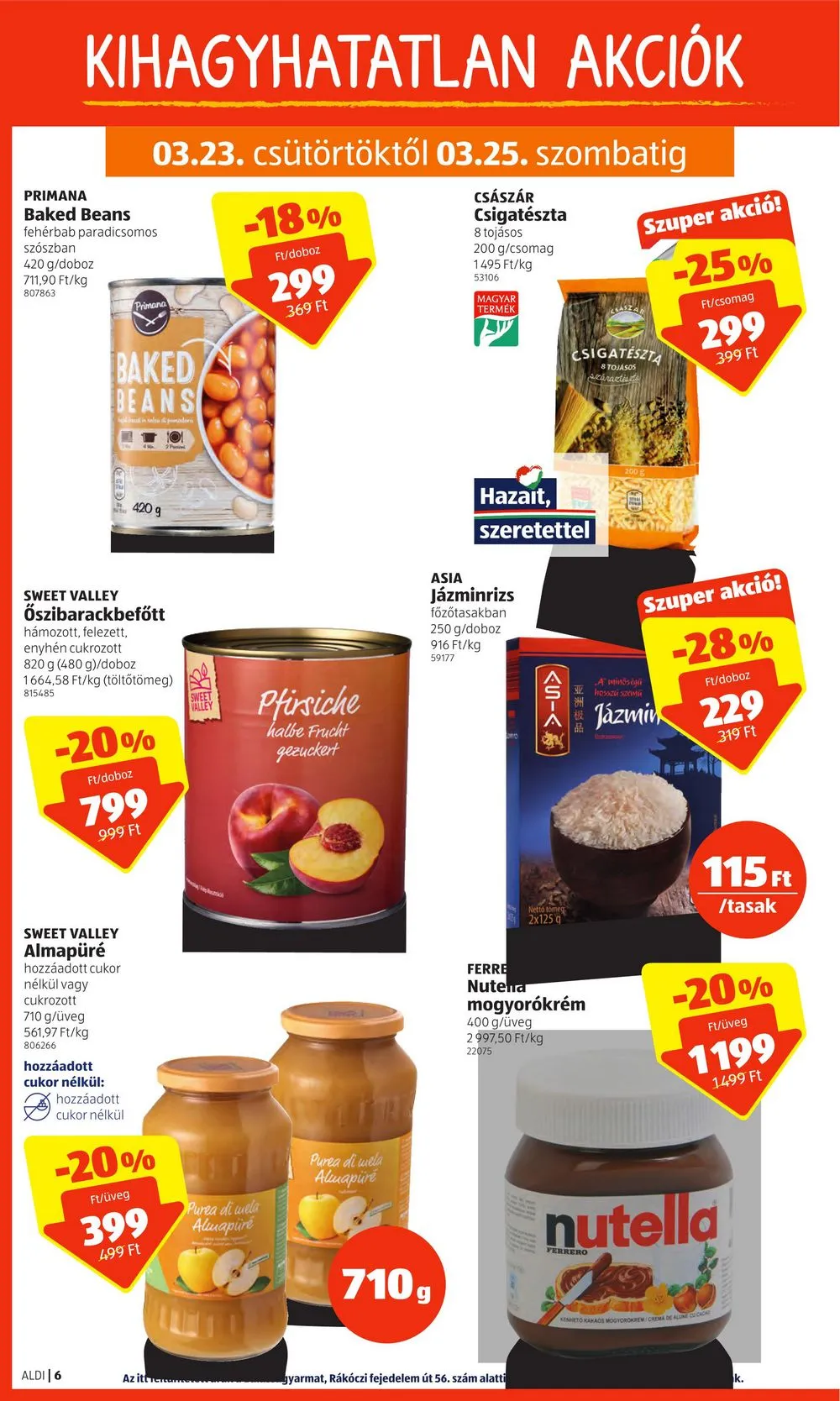 Aldi akciós újság 03.23–03.29 – 8. oldal