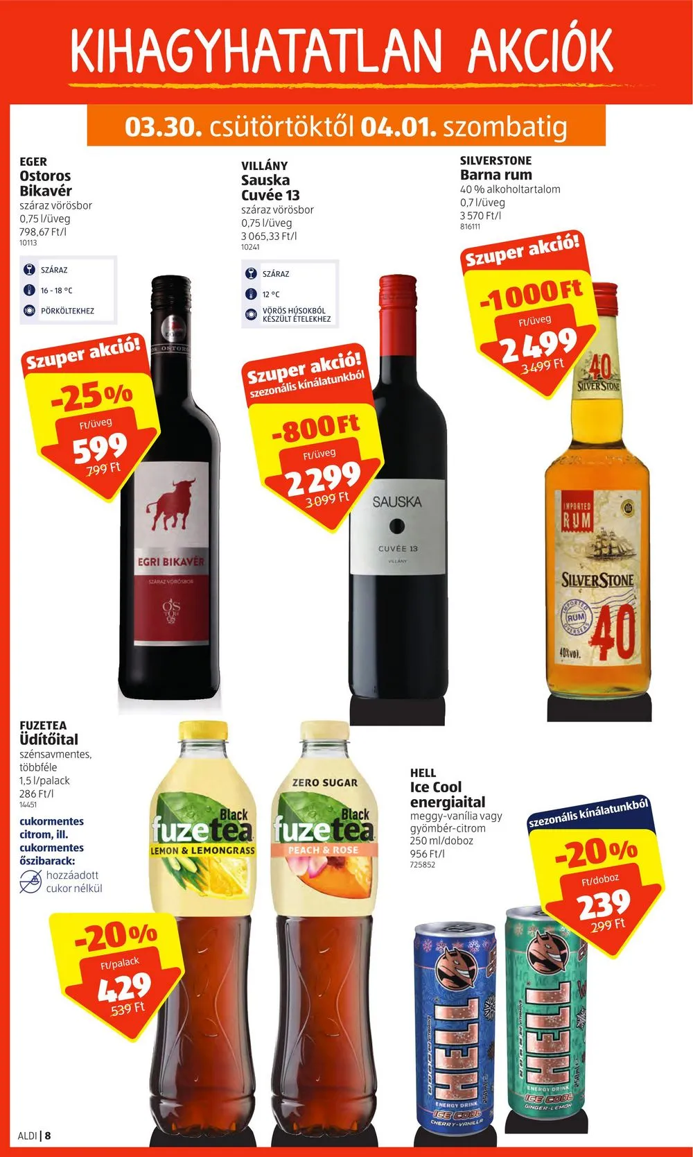 Aldi akciós újság 03.30–04.08 – 10. oldal