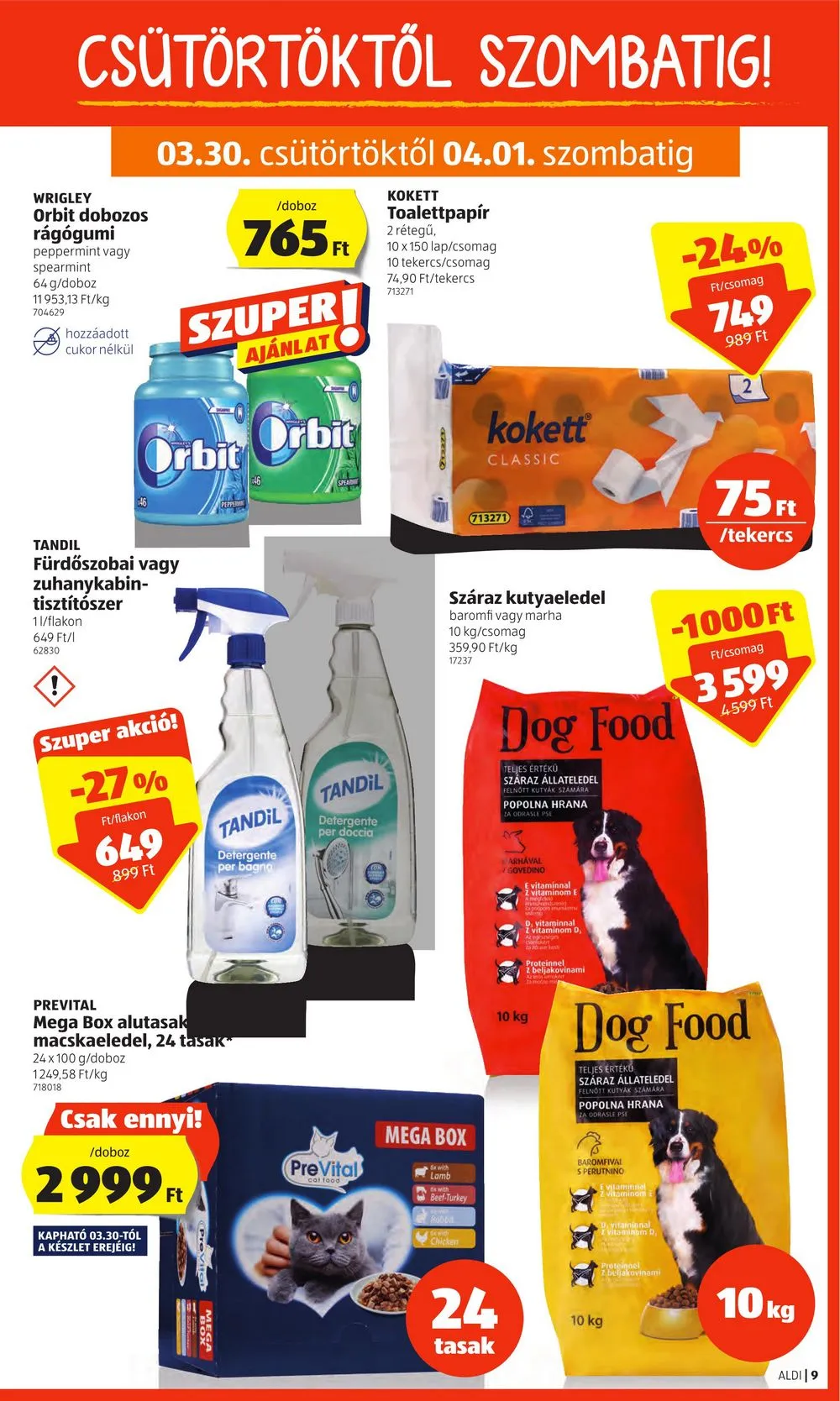 Aldi akciós újság 03.30–04.08 – 11. oldal