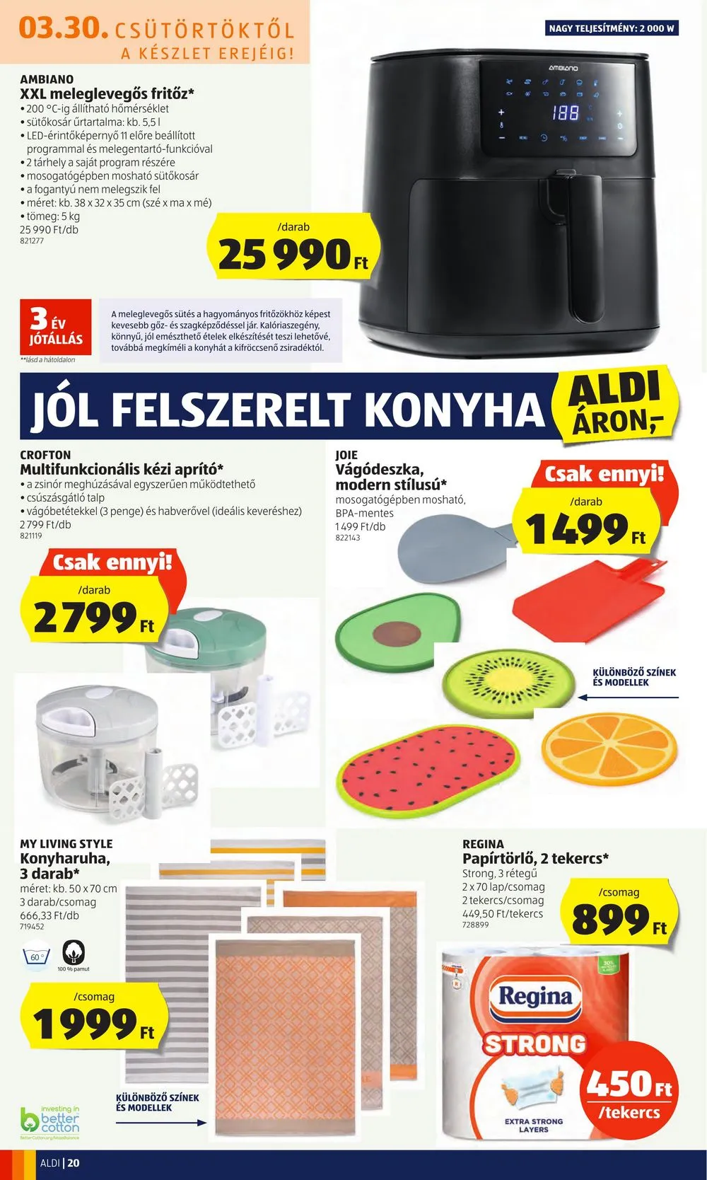 Aldi akciós újság 03.30–04.08 – 22. oldal