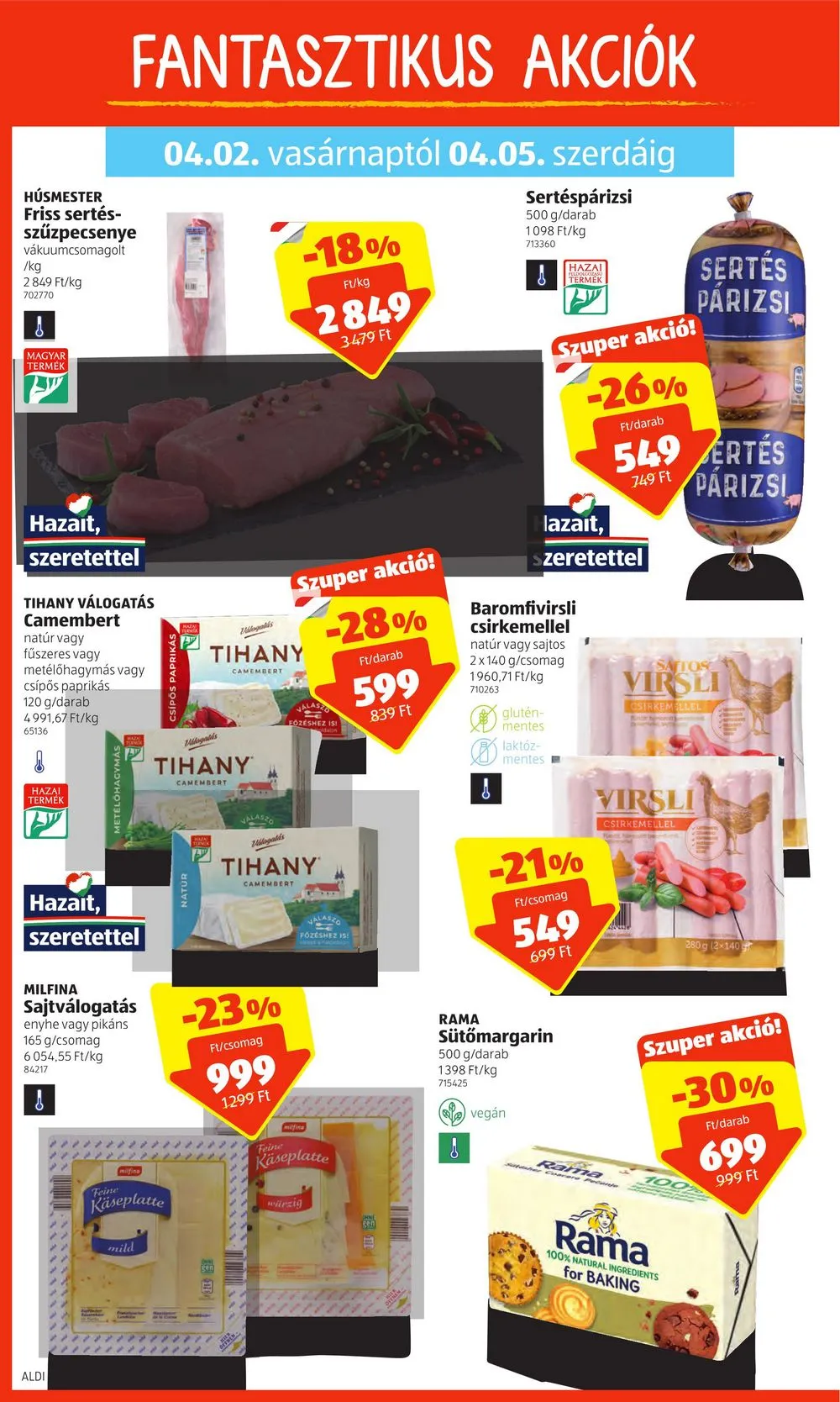 Aldi akciós újság 03.30–04.08 – 30. oldal