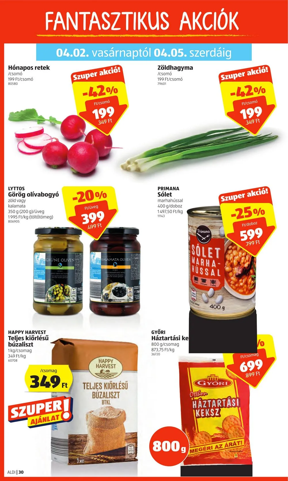 Aldi akciós újság 03.30–04.08 – 32. oldal