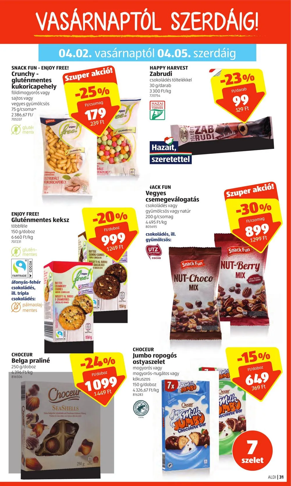 Aldi akciós újság 03.30–04.08 – 33. oldal