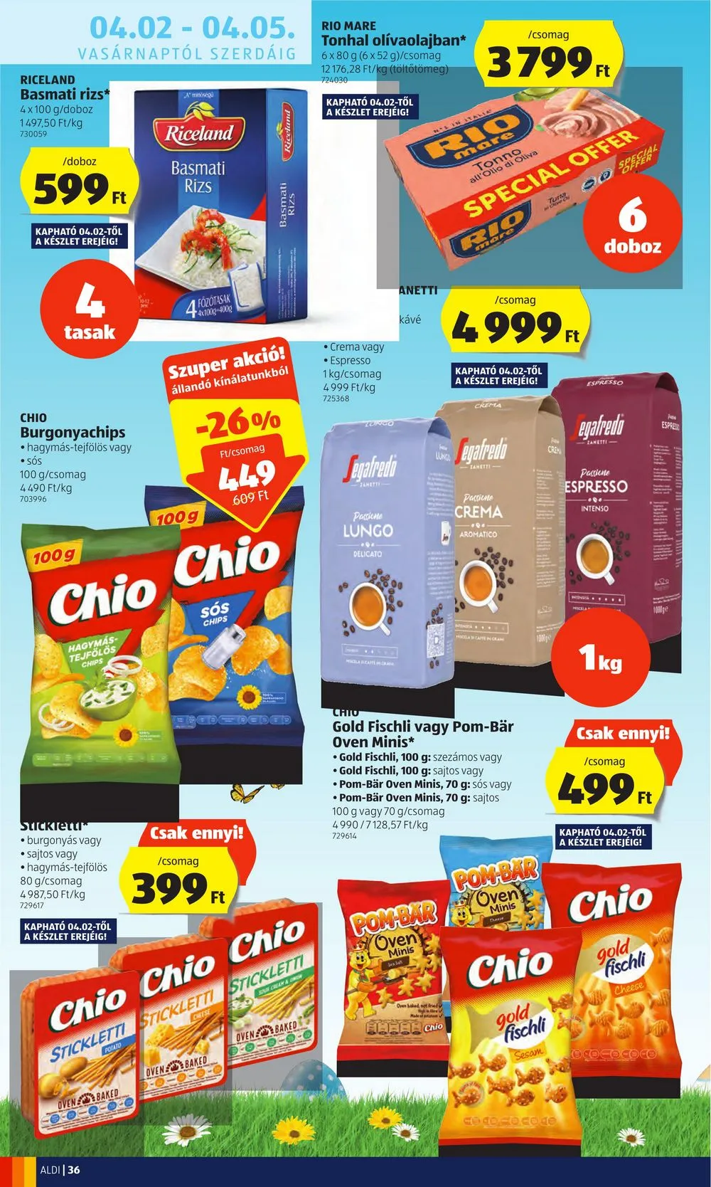 Aldi akciós újság 03.30–04.08 – 38. oldal