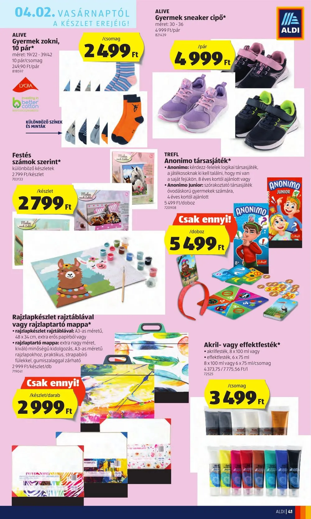 Aldi akciós újság 03.30–04.08 – 43. oldal