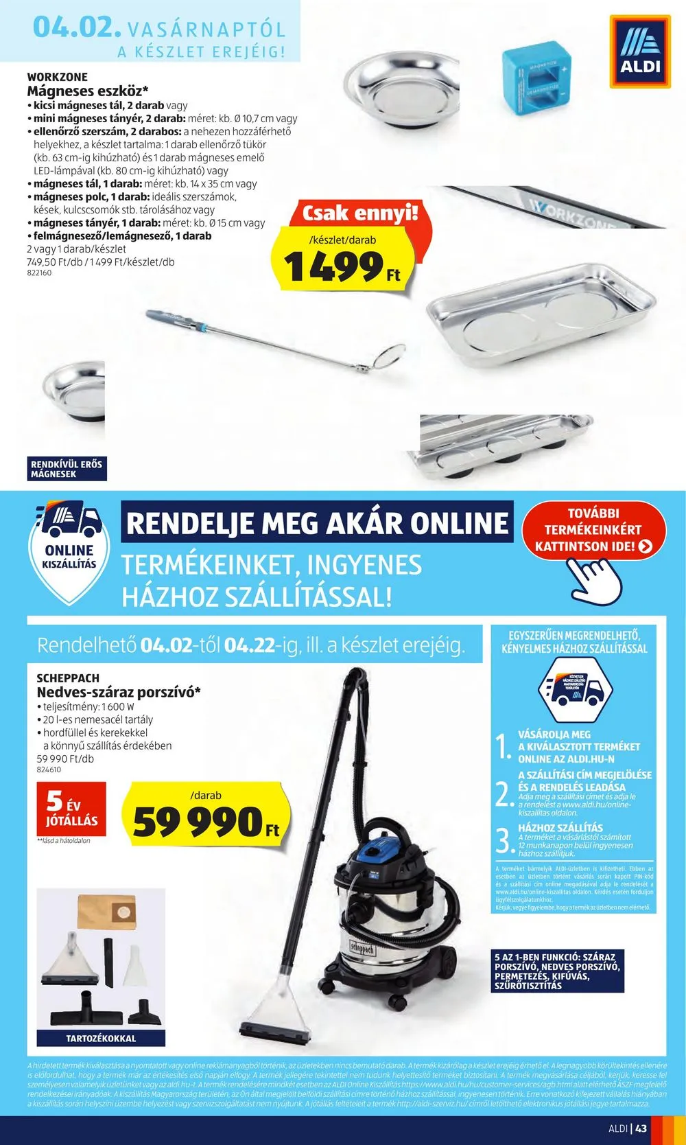 Aldi akciós újság 03.30–04.08 – 45. oldal