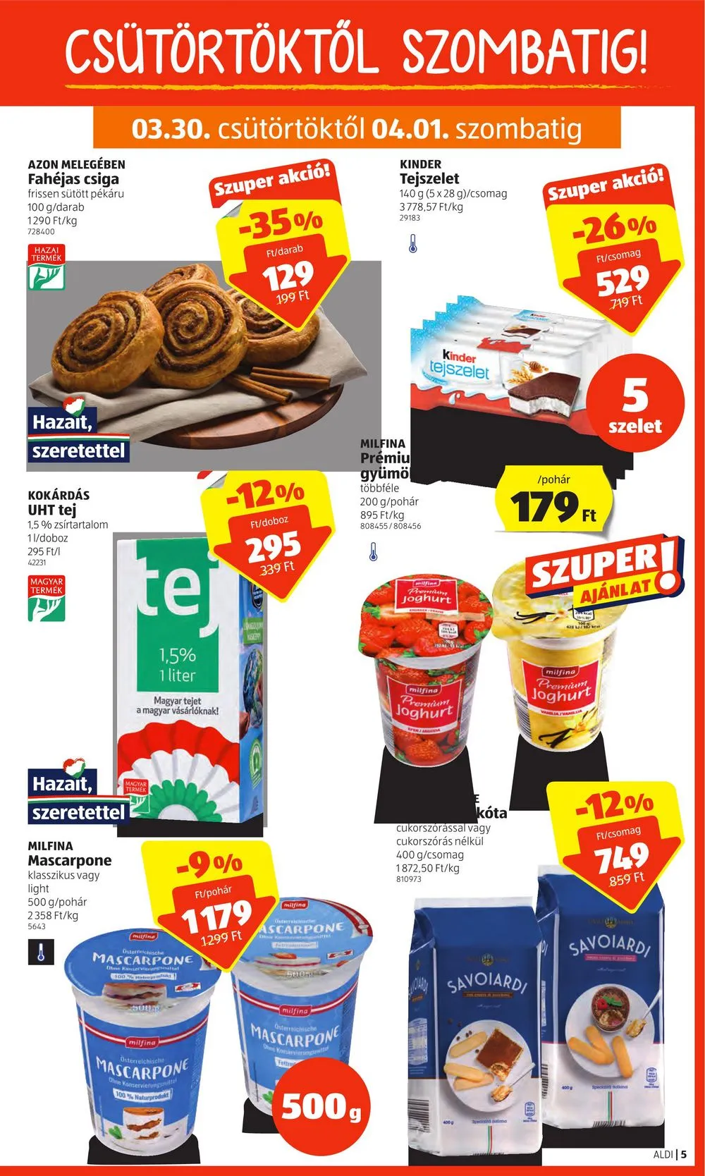Aldi akciós újság 03.30–04.08 – 7. oldal