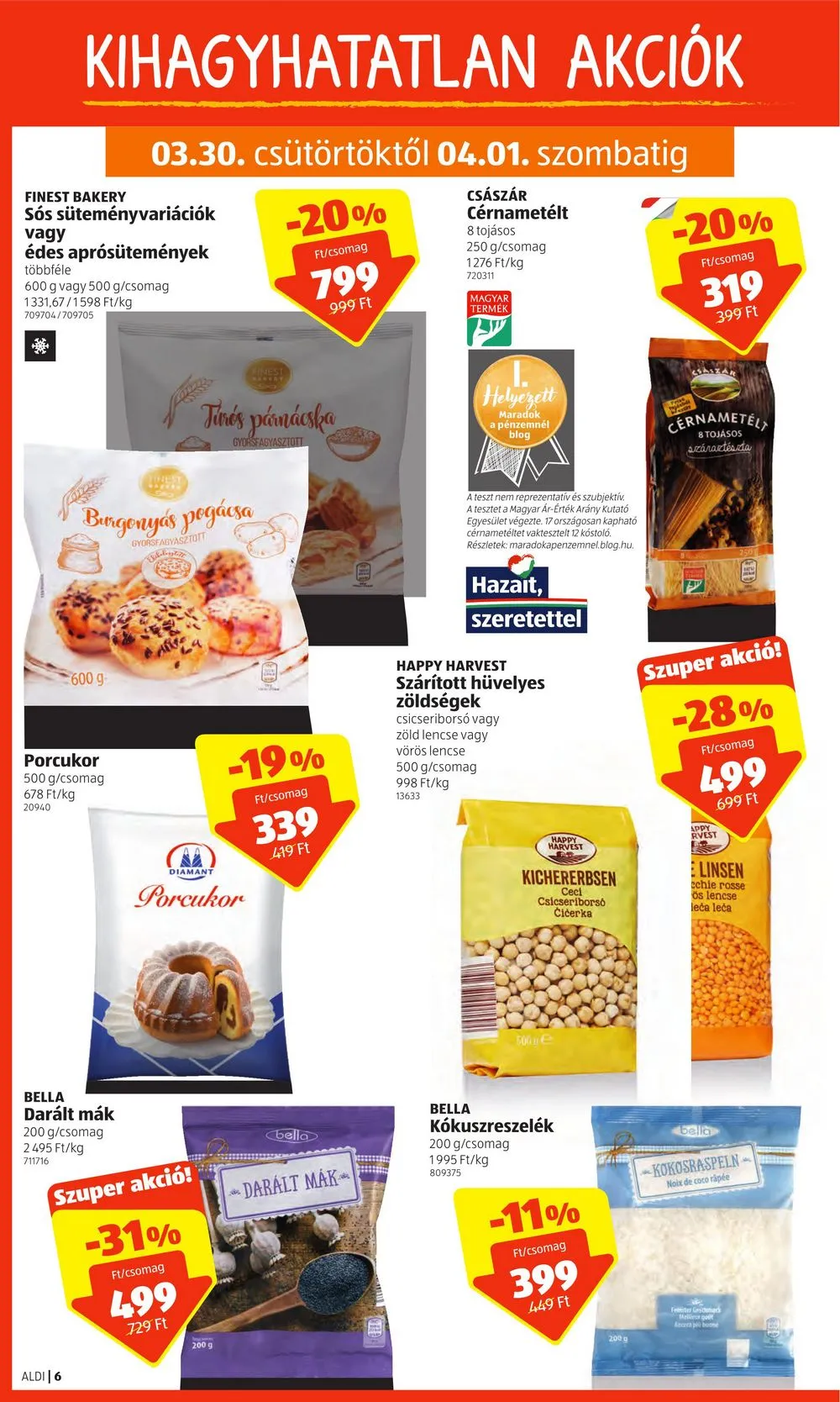Aldi akciós újság 03.30–04.08 – 8. oldal