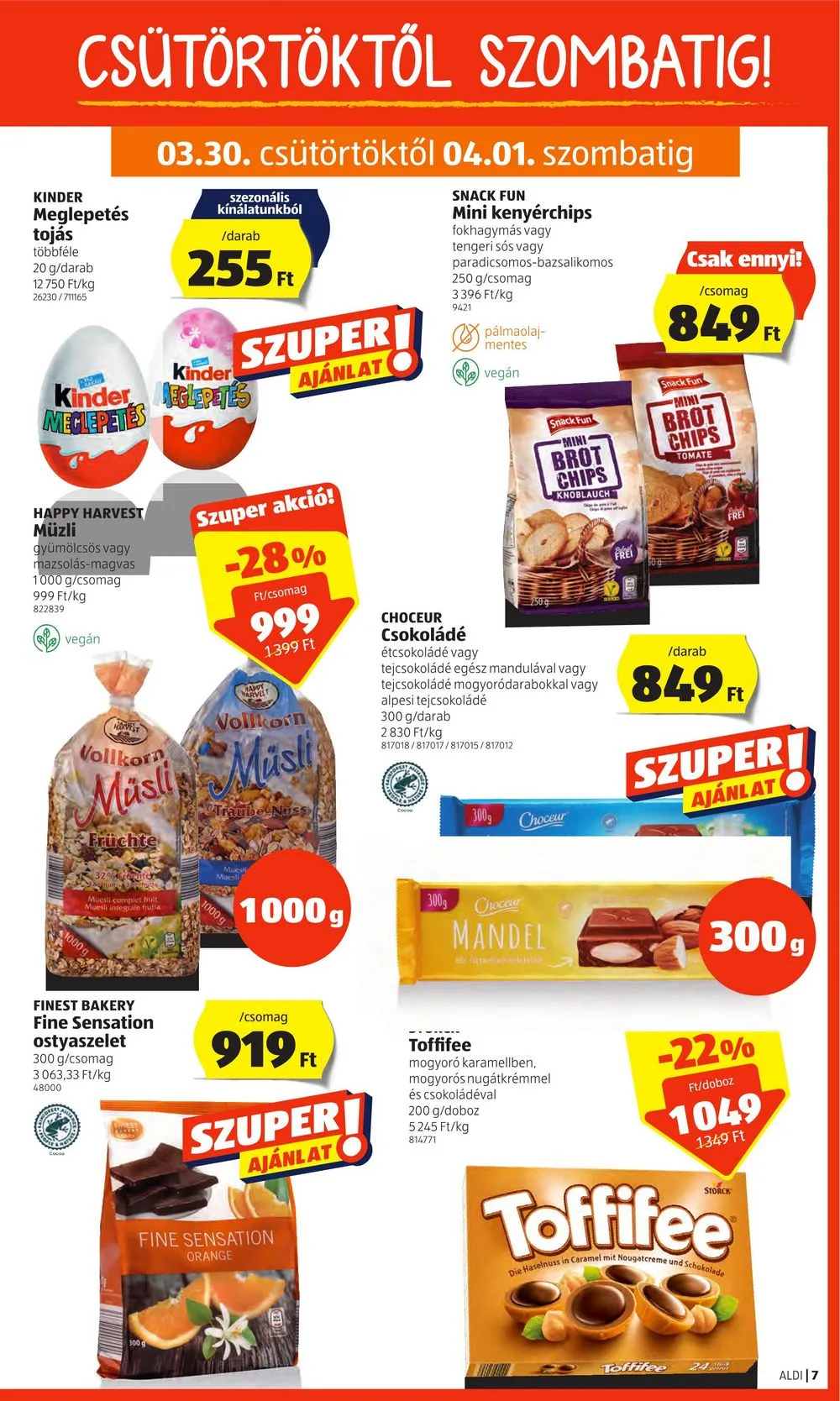 Aldi akciós újság 03.30–04.08 – 9. oldal