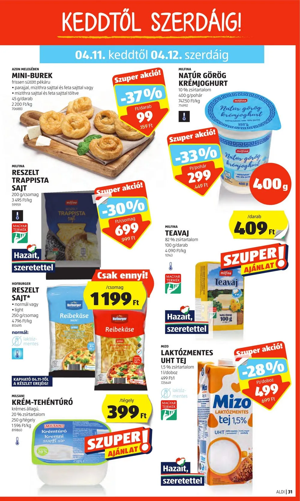 Aldi akciós újság 04.06–04.12 – 33. oldal