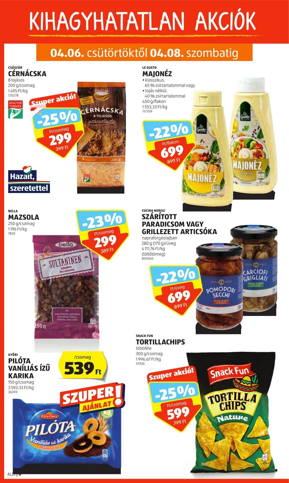 Aldi akciós újság 04.06–04.12 – 6. oldal