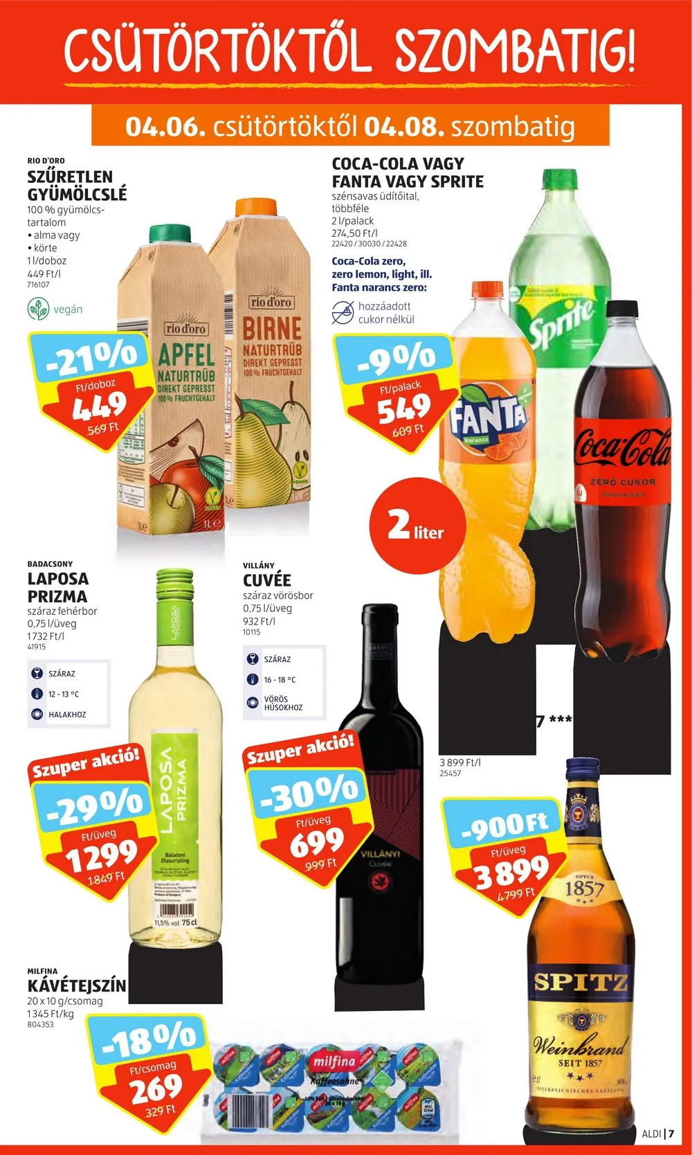 Aldi akciós újság 04.06–04.12 – 7. oldal