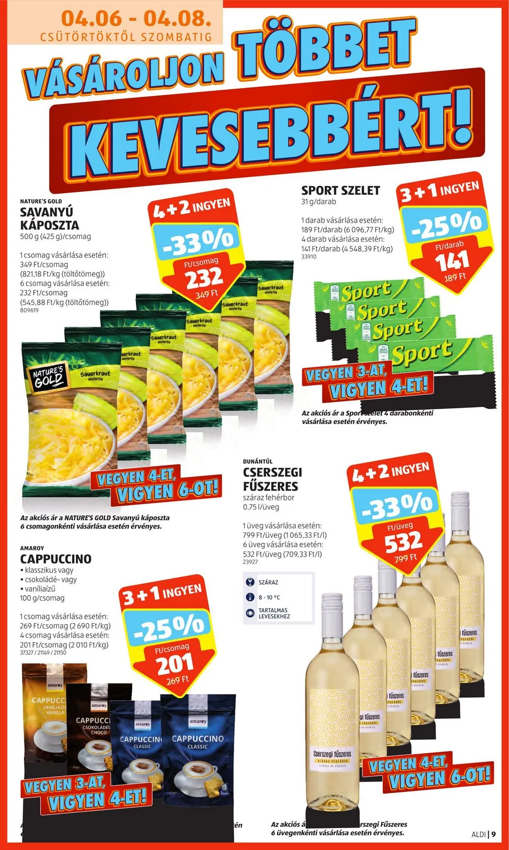 Aldi akciós újság 04.06–04.12 – 9. oldal