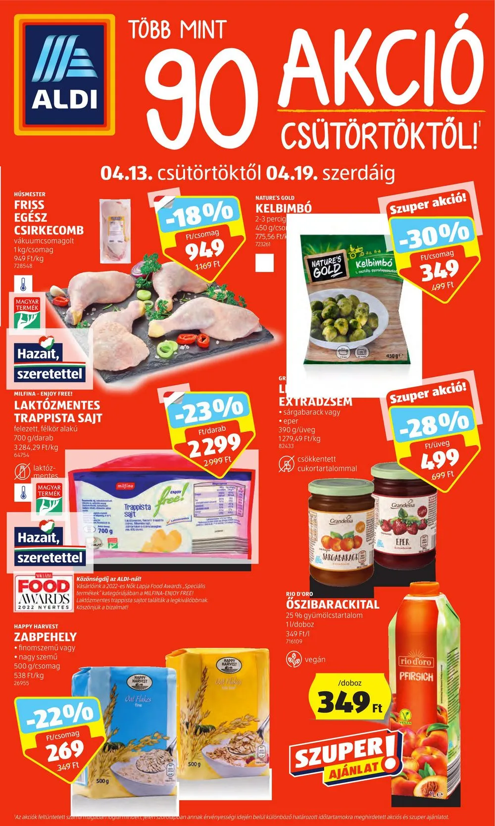 Aldi akciós újság 04.13–04.19