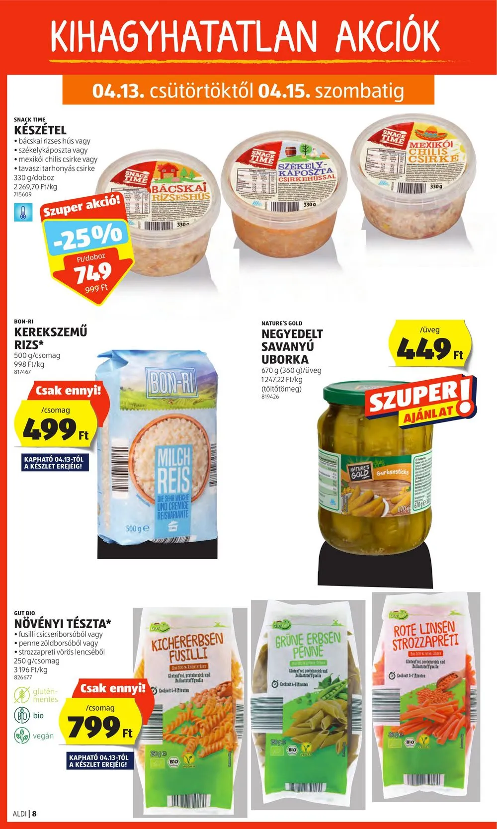 Aldi akciós újság 04.13–04.19 – 10. oldal