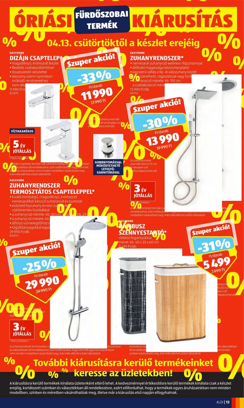 Aldi akciós újság 04.13–04.19 – 15. oldal