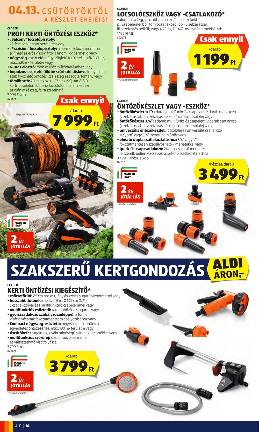 Aldi akciós újság 04.13–04.19 – 18. oldal