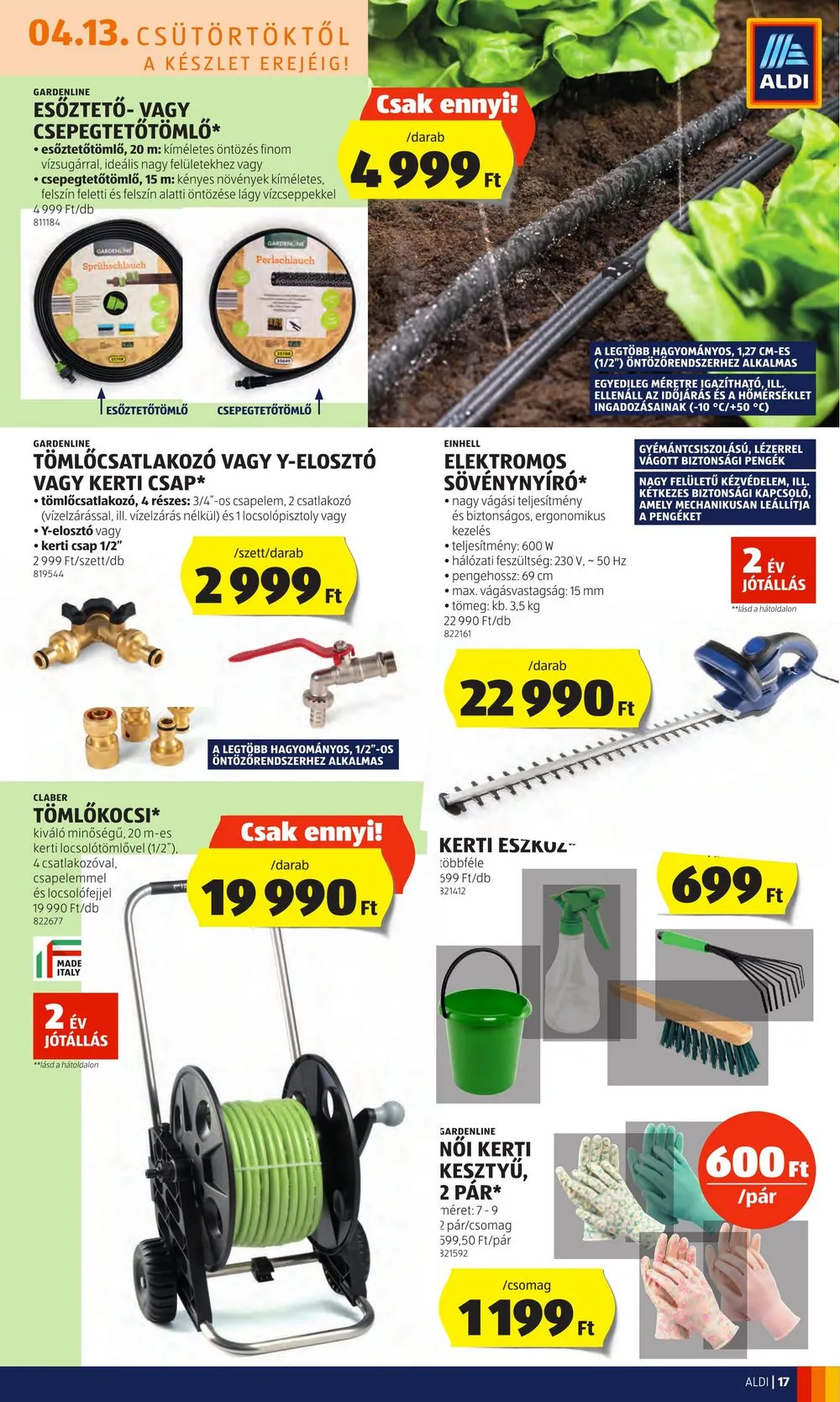 Aldi akciós újság 04.13–04.19 – 19. oldal