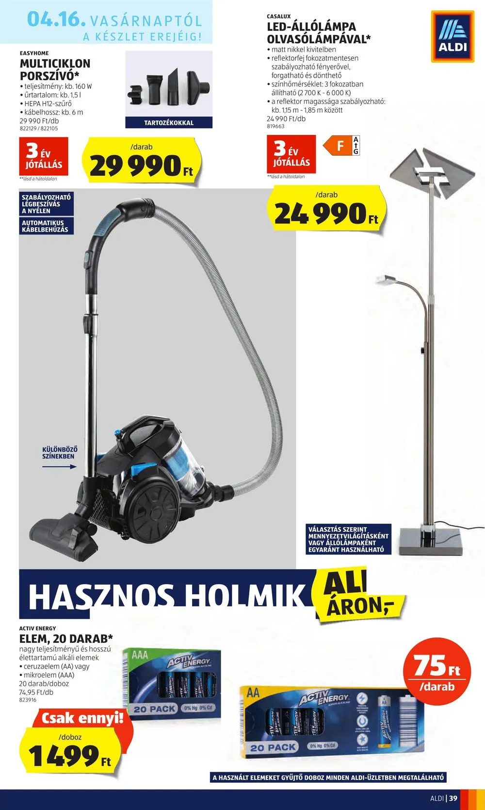 Aldi akciós újság 04.13–04.19 – 43. oldal