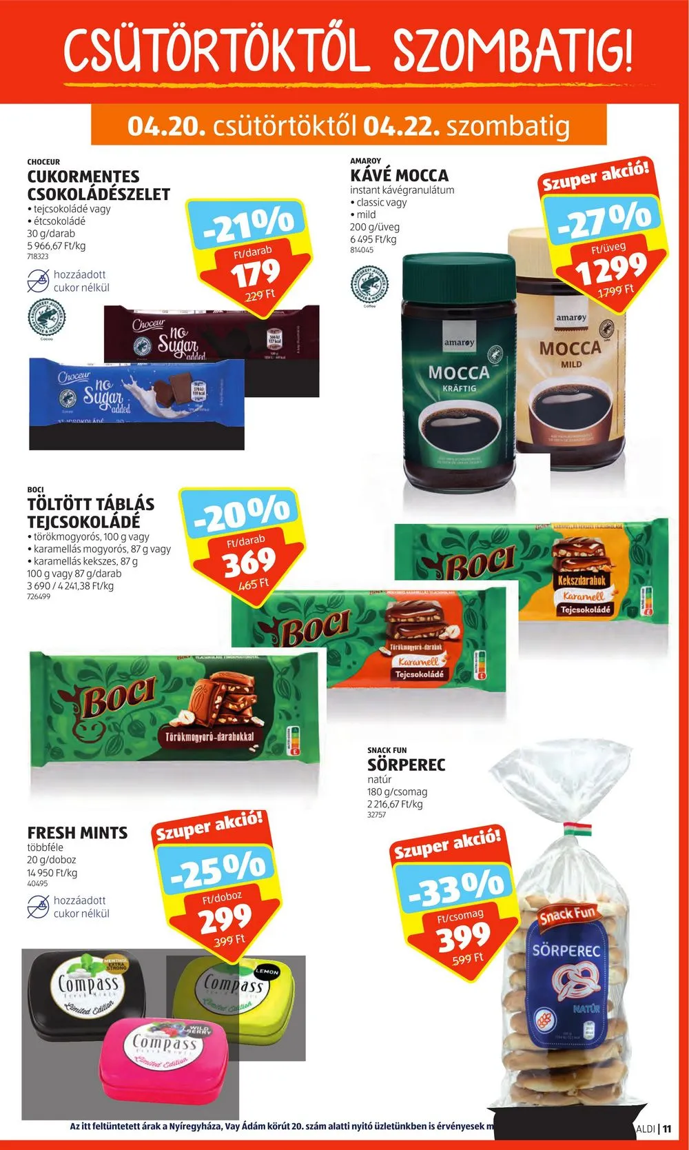 Aldi akciós újság 04.20–04.26 – 11. oldal