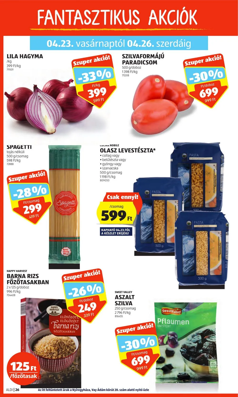 Aldi akciós újság 04.20–04.26 – 28. oldal