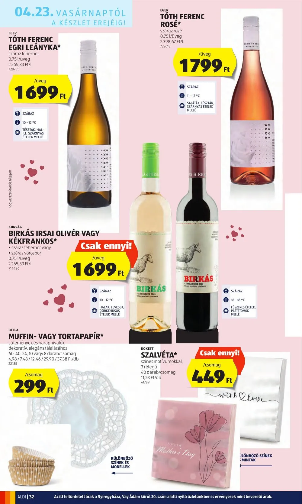 Aldi akciós újság 04.20–04.26 – 34. oldal