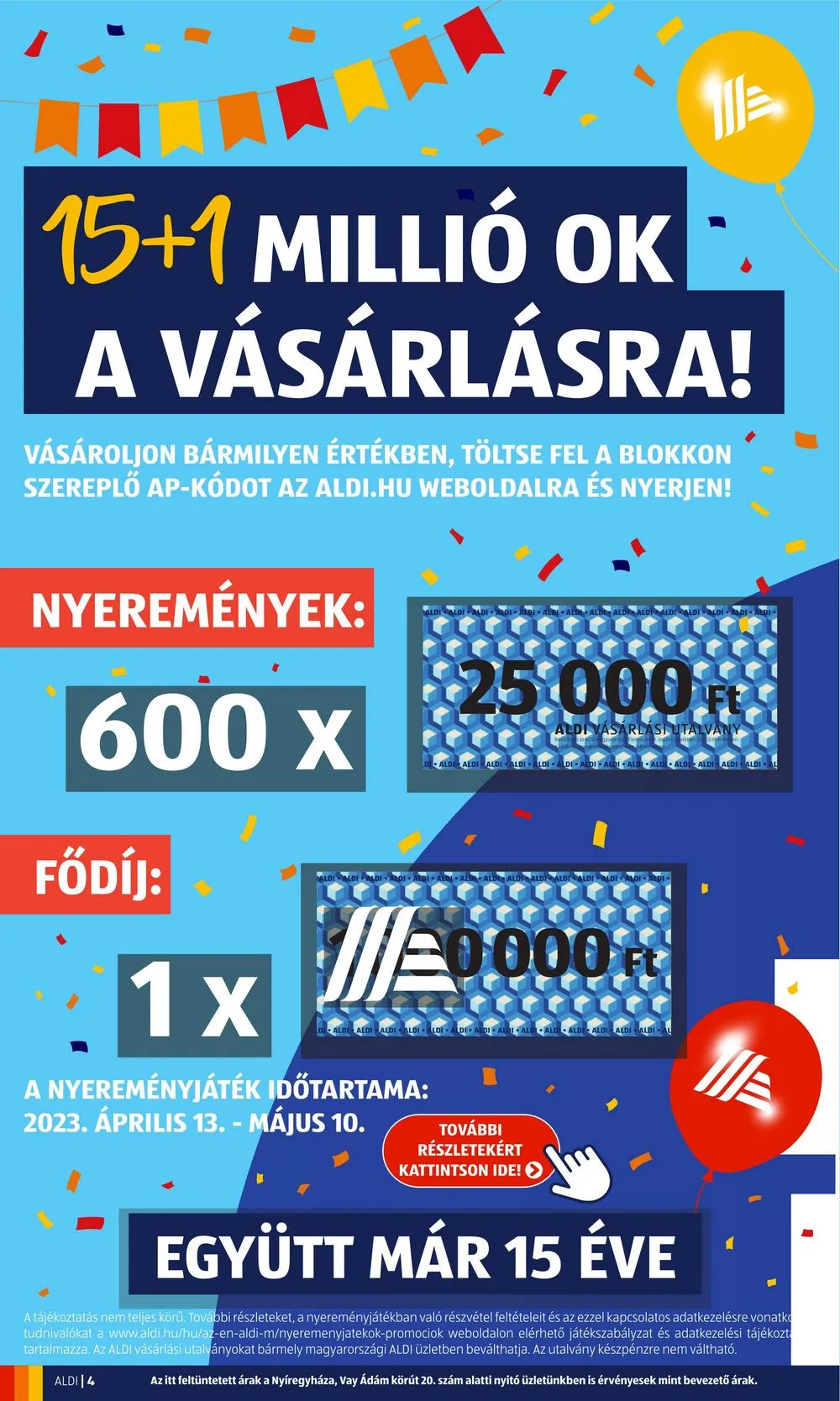 Aldi akciós újság 04.20–04.26 – 4. oldal