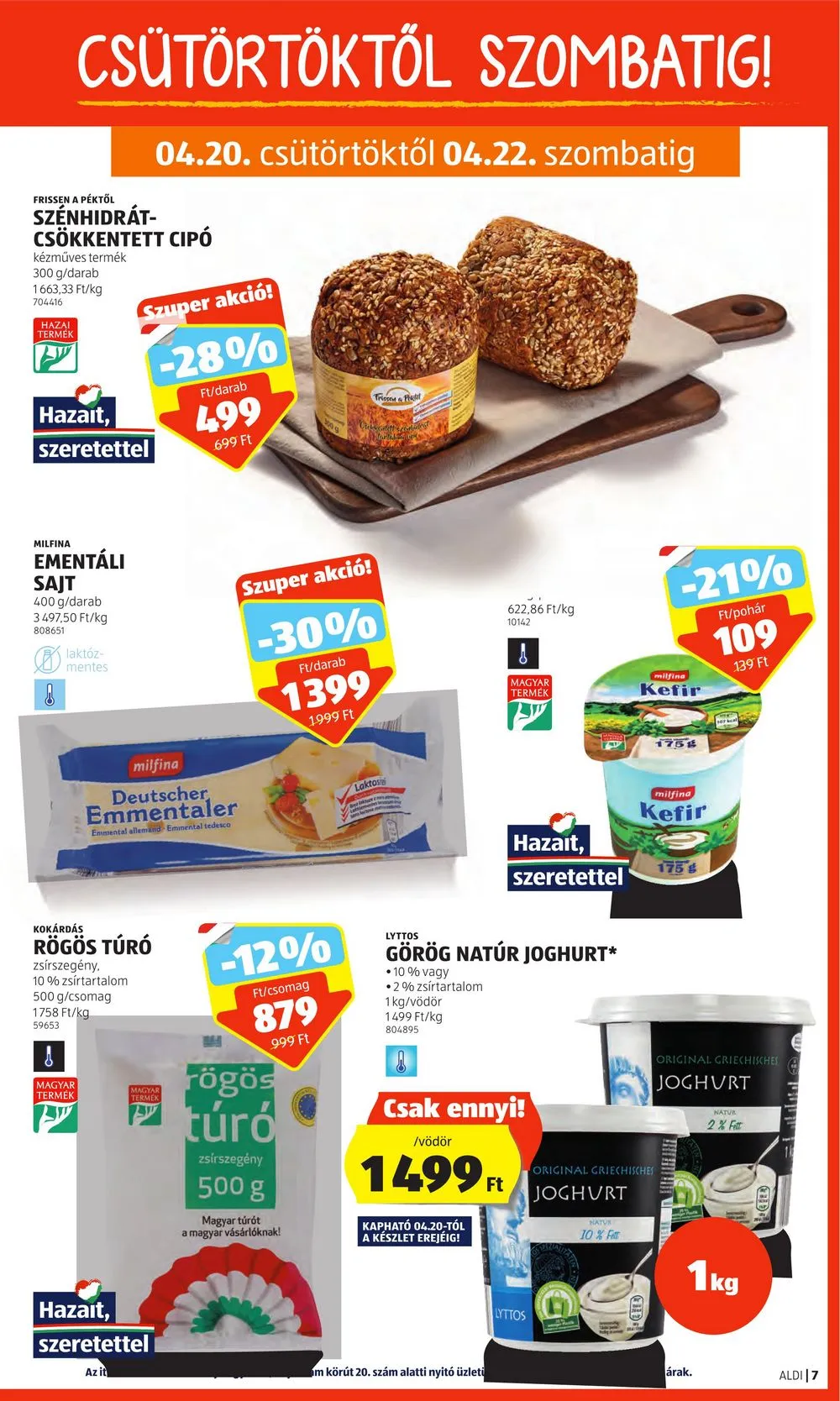 Aldi akciós újság 04.20–04.26 – 7. oldal