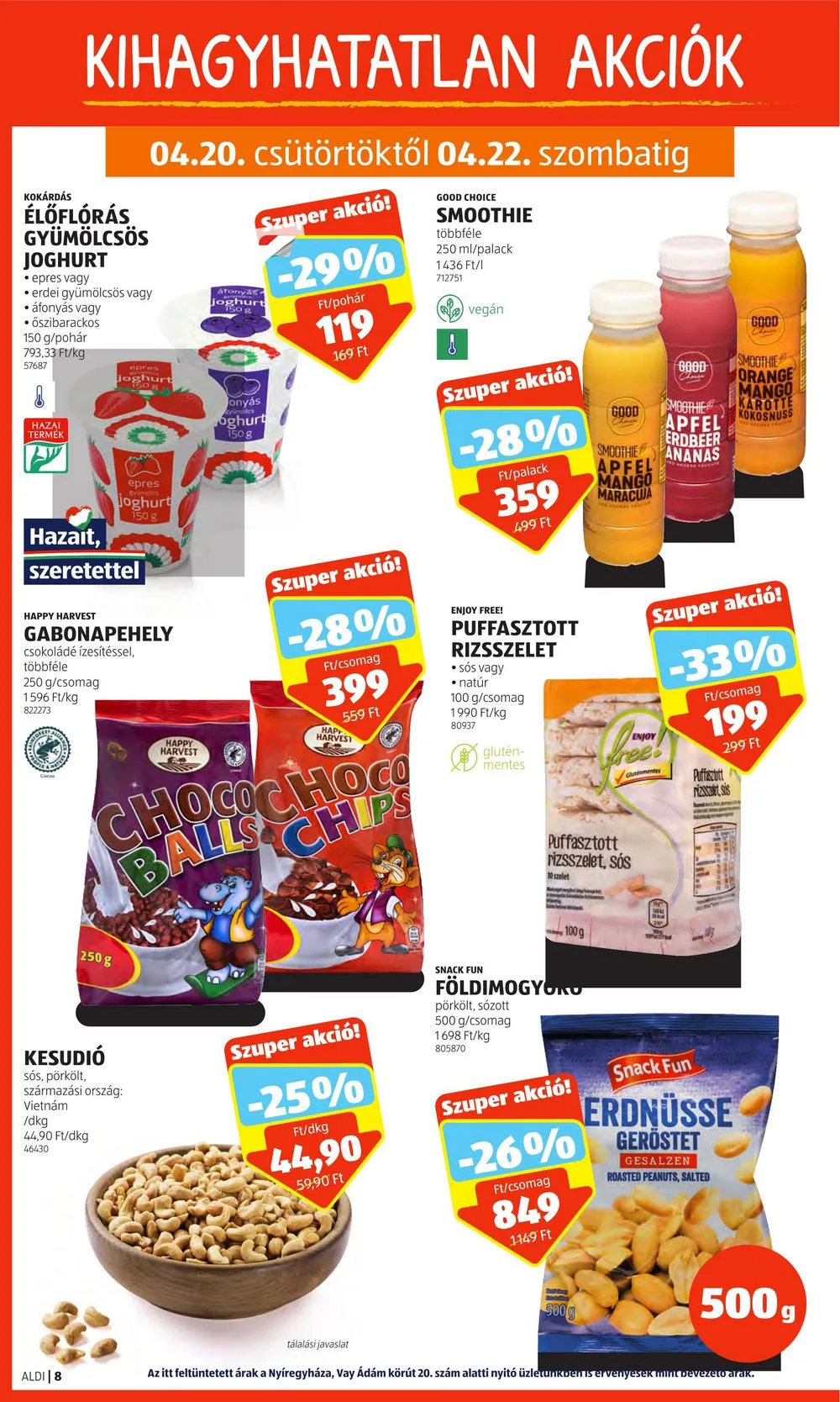 Aldi akciós újság 04.20–04.26 – 8. oldal