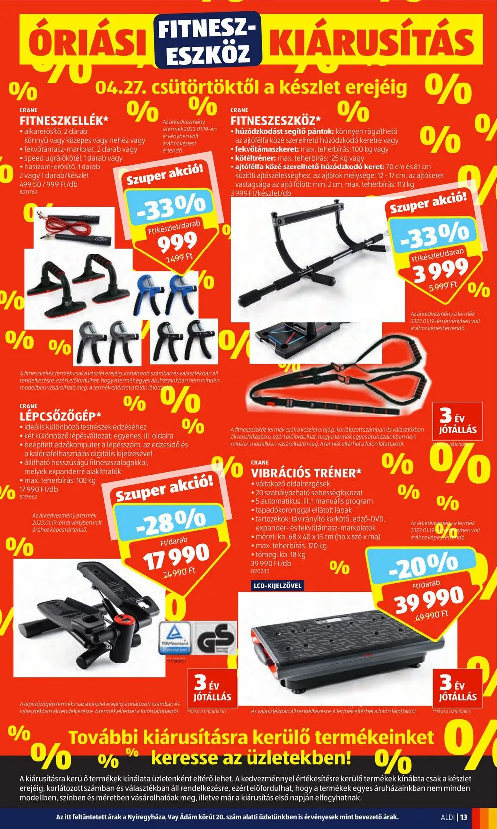 Aldi akciós újság 04.27–05.03 – 13. oldal