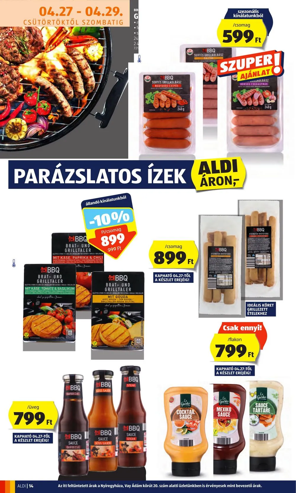 Aldi akciós újság 04.27–05.03 – 14. oldal