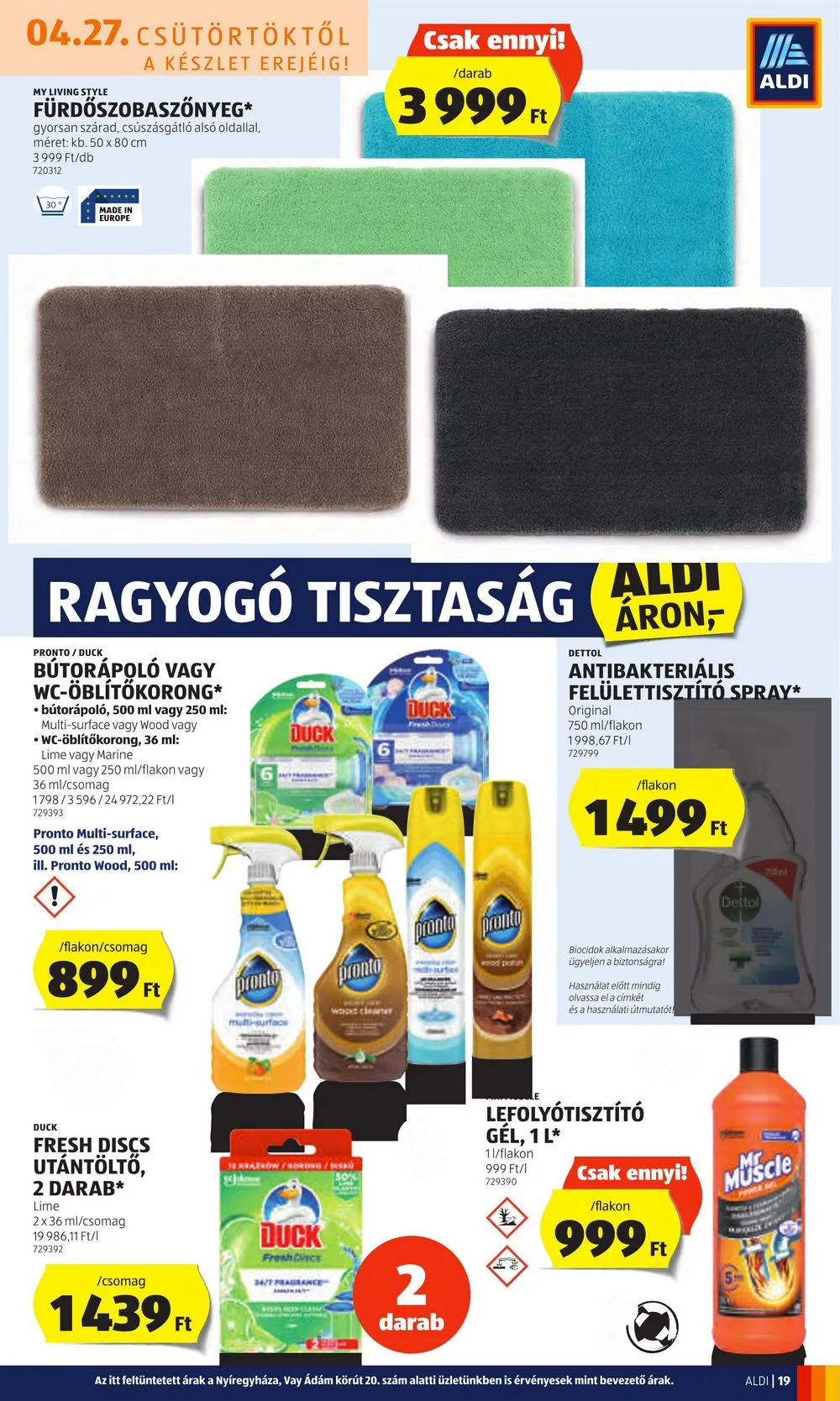 Aldi akciós újság 04.27–05.03 – 19. oldal