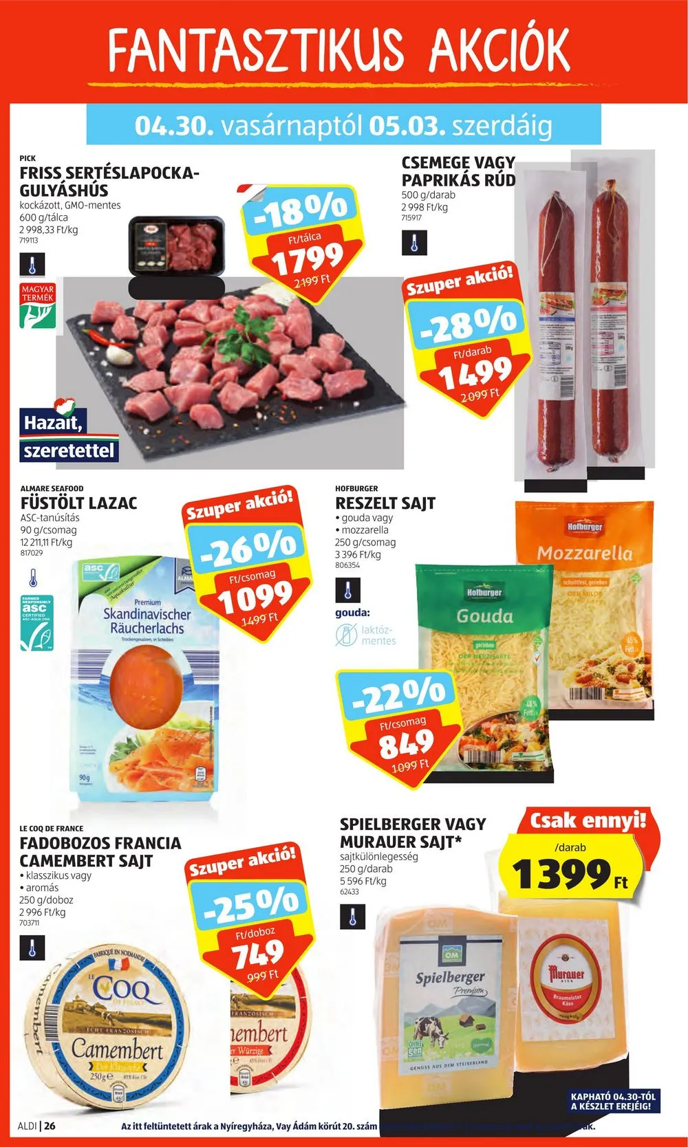 Aldi akciós újság 04.27–05.03 – 28. oldal