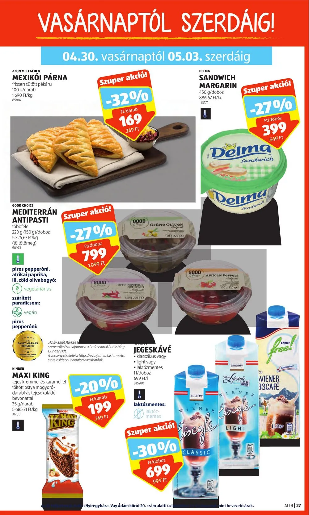 Aldi akciós újság 04.27–05.03 – 29. oldal