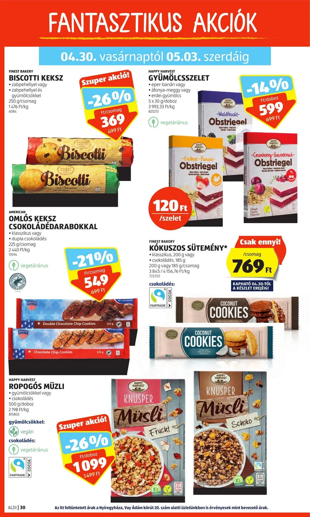 Aldi akciós újság 04.27–05.03 – 32. oldal