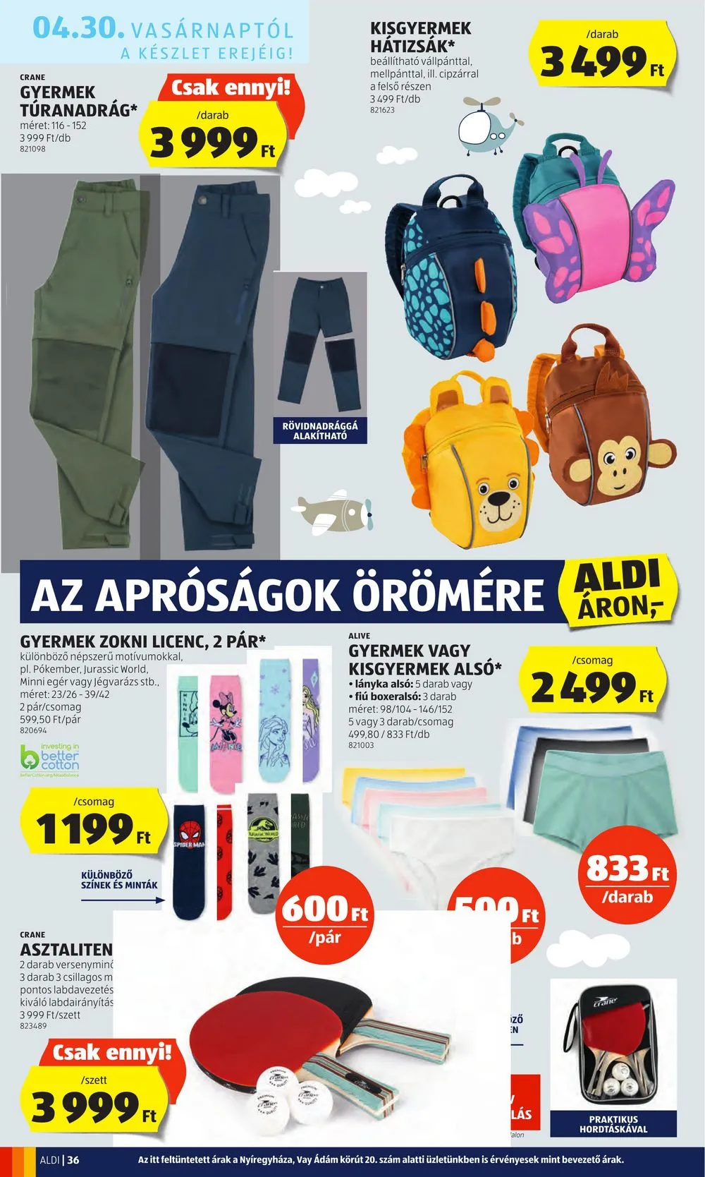 Aldi akciós újság 04.27–05.03 – 38. oldal